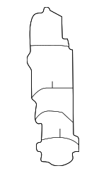54128239433 - Body: Drain Hose for BMW: 323Ci, 325Ci, 328Ci, 330Ci, M3 Image