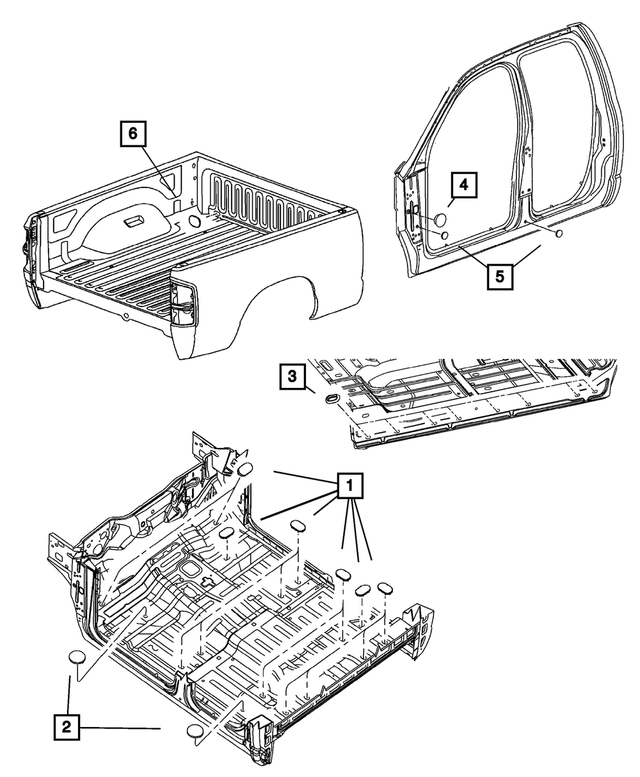 5255216 - Body Sheet Metal Except Doors: Body Plug for Mopar Image