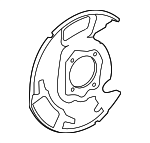 4770460100 - Brakes: Splash Shield for Toyota: Land Cruiser Image