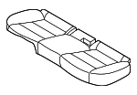 89160M6500B5D - Body: Cushion Cover for Kia Image
