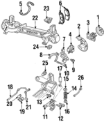 18029830 - : Caliper Assembly for Cadillac: Allante, DeVille, Eldorado, Seville Image