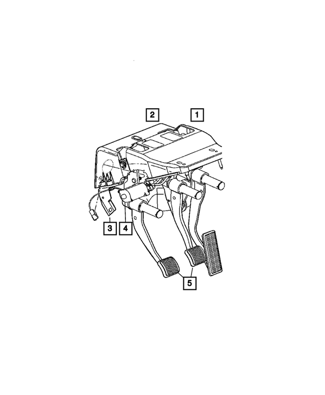 « 68065023AA –  : Pédale Moteur Et Cable pour Mopar Image »