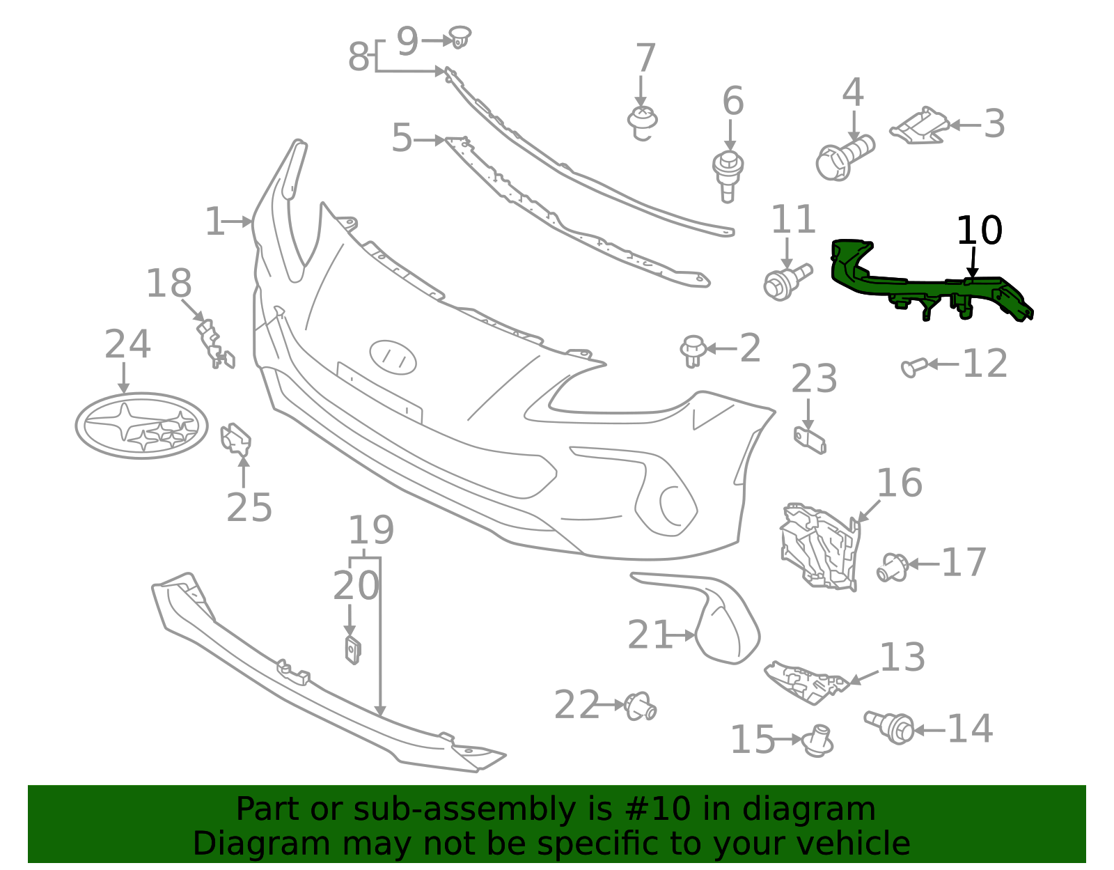 2022-2025 Subaru BRZ Corner Support 57707CC020 | OEM Parts Online
