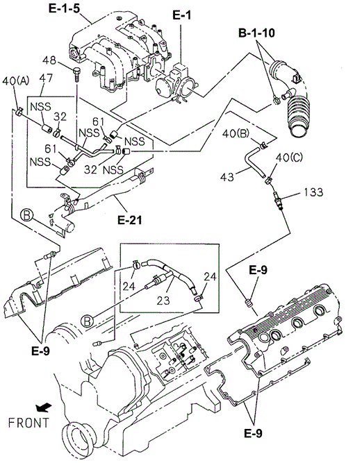 Breather Tube for 1997 Acura SLX #0