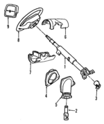 FOBZ3524A - Steering: Upper Shaft for Ford: Festiva Image