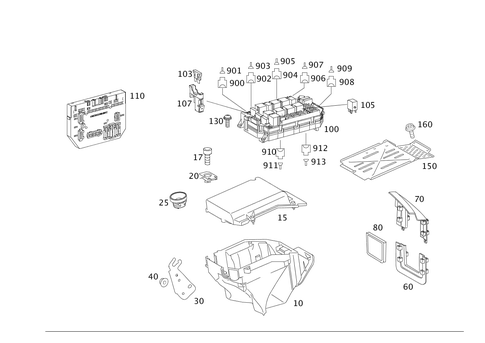 Apparatus Case and Control Units for 2014 Mercedes-Benz CL550 #0