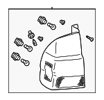 MR325387 - Electrical: Tail Lamp Assembly for Mitsubishi Image