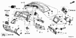 90133SM4003 - Interior/Bumper: BOLT-WASHER (5X16) for Honda Image