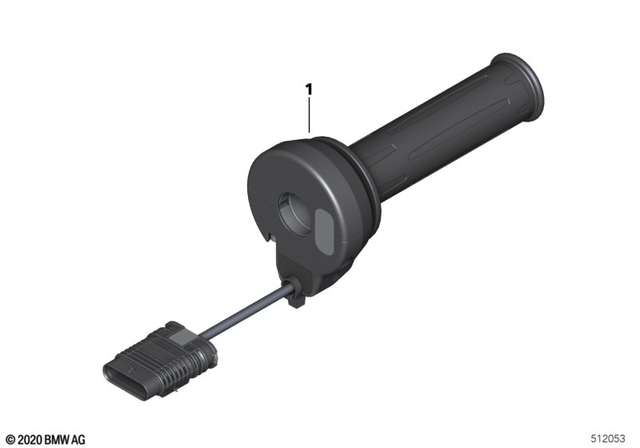 61318382956 - Steering: E-Throttle Grip -  for BMW-Motorrad Image