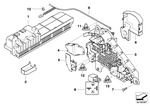 61149138830 - Vehicle Electrical System: Power Distribution Box, Rear for BMW Image