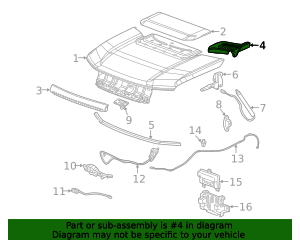 2022-2026 GMC F Vent 86599130 | OEM Parts Online