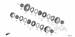2343050P000 - Transmission - Automatic: GEAR, MAINSHAFT SECOND for Acura Image