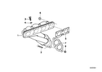 11621728370 - Engine: Exhaust Manifold for BMW Image