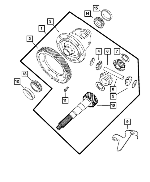 Differential for 2004 Dodge Stratus #1