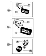 82201252 - Mopar Accessories - Component Parts: Off Road Light Kit for Mopar Image