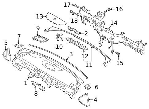 Instrument Panel for 2020 Kia K900 #0