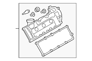 59103469BD - Engine: Engine Valve Cover for Audi Image
