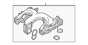 59129711CF - Engine: Engine Intake Manifold for Audi Image