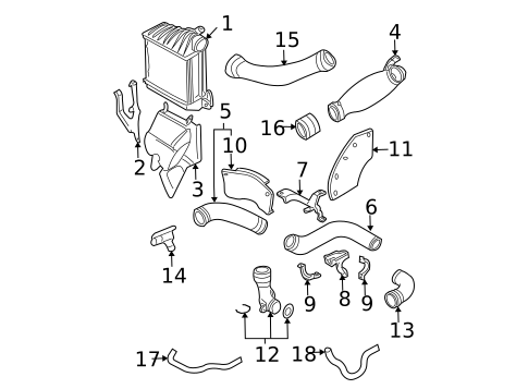 Intercooler for 2002 Volkswagen Beetle #0
