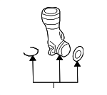 6A145893M - Cooling System: Air Duct for Volkswagen: Beetle, Jetta Image