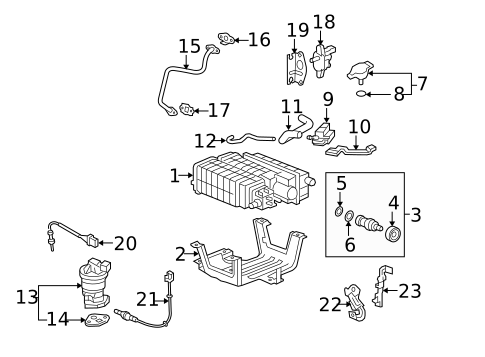 Emission Components for 2012 Acura TL #0