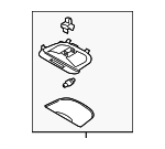 84601SJ100ME - Body: Dome Lamp for Subaru: Forester, Legacy, Outback Image