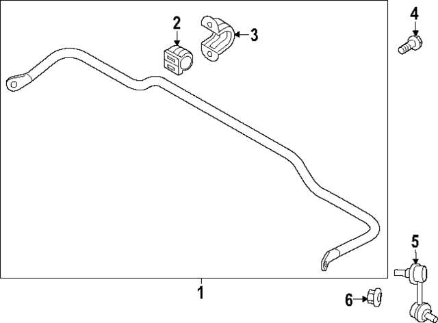 55510P6000 - : Stabilizer Bar for Hyundai Image