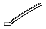 57N860044UBN - : Roof Luggage Carrier Side Rail for Volkswagen Image