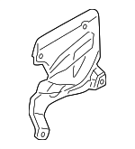 11797558904 - Engine: Heat Shield for BMW: 1 Series M, 135i, 335i, 335i xDrive, 335is, 335xi, 528i, 528i xDrive, 528xi, 535i, 535i xDrive, 535xi, 740i, 740Li, X6, Z4 Image