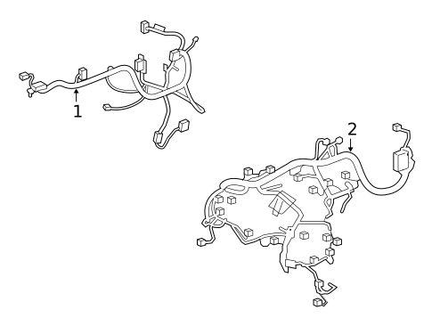 Wiring Harness for 2008 Buick Enclave #0
