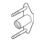 80525CE41A - Body: Dovetail Latch for Nissan Image