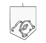 11870P8AA00 - Engine: Engine Timing Cover for Honda Image