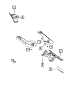 6104710AA - Exhaust: Hex Flange Lock Nut, Mounting for Mopar Image
