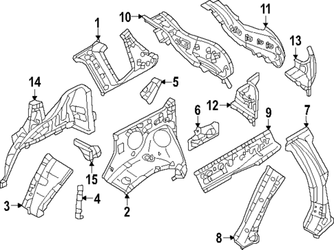 Inner Structure for 2025 Mitsubishi Outlander PHEV #0