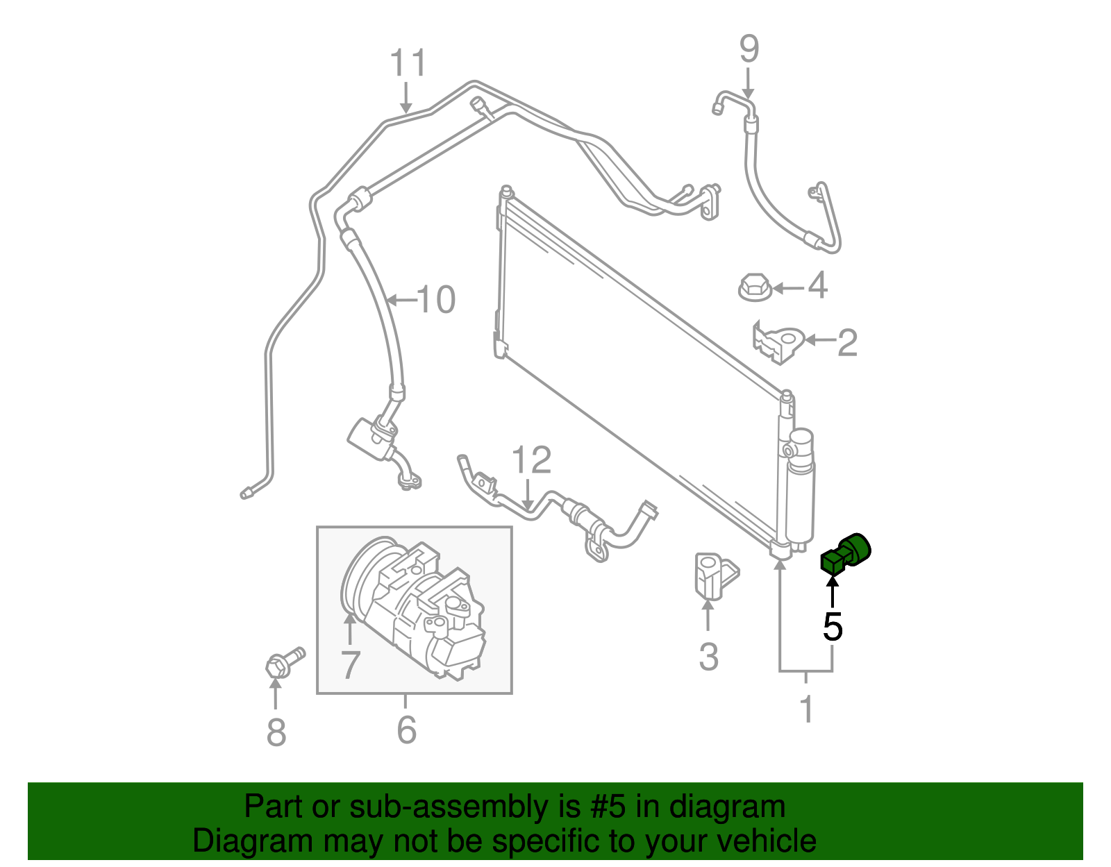 Pressure Sensor - Nissan (92136-ET00A)