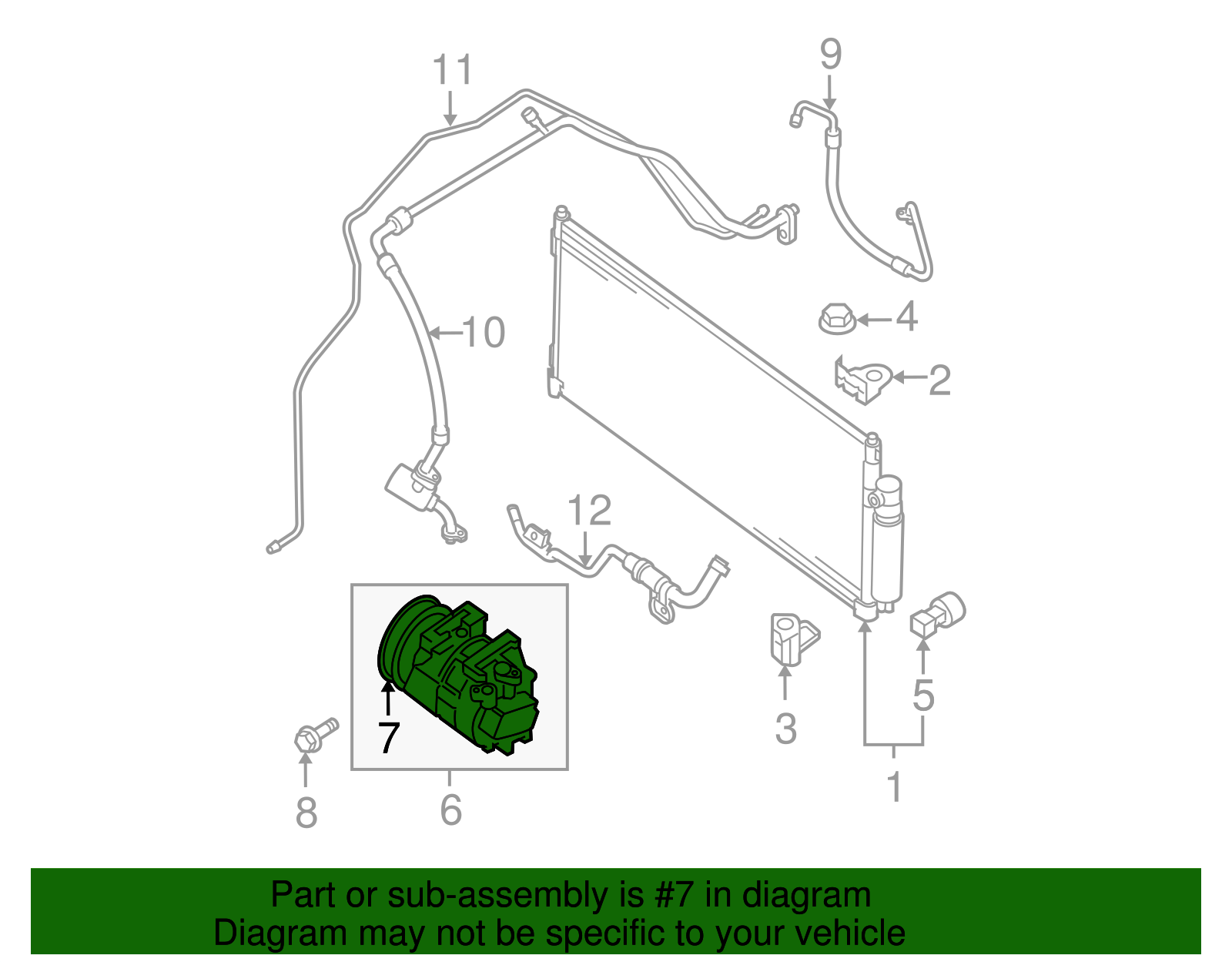 A/C Compressor Clutch - Nissan (92660-EN200)