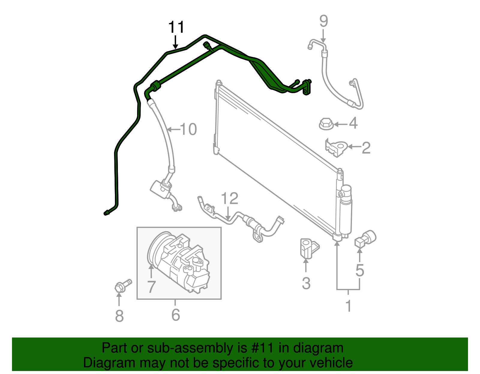 Cooler Pipe - Nissan (92440-ZT51A)
