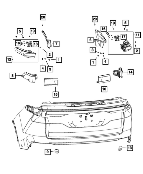 Lamps, Interior and Exterior for 2025 Jeep Wagoneer S #0