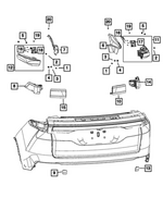 68582265AC - : Taillamp Cover for Mopar Image