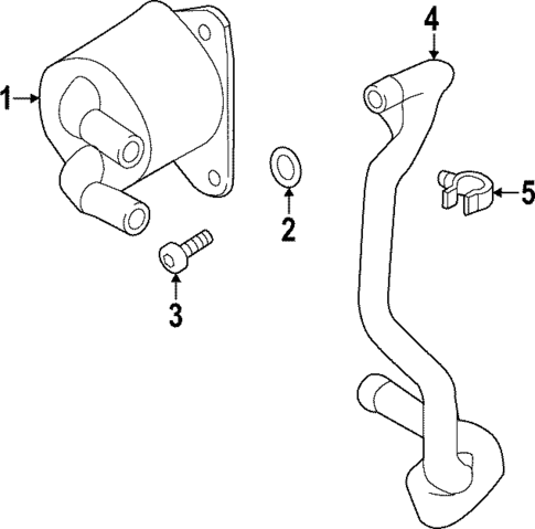 Trans Oil Cooler for 2023 Volvo S90 #0