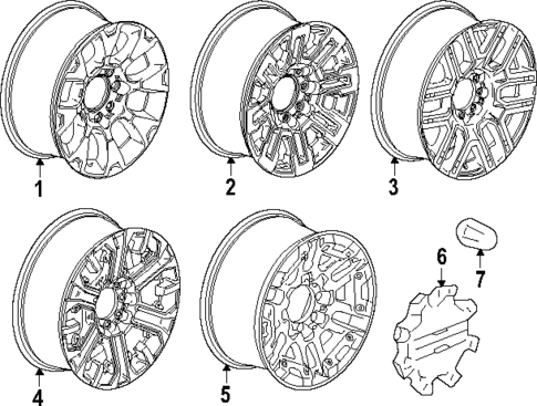 Wheels for 2025 GMC Sierra EV #0
