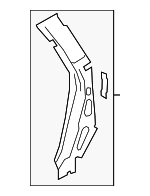 JL1Z7828408A - Body: Pillar Reinforced for Ford Image
