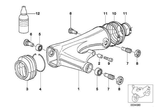 33172311527 - : Snap Ring for BMW-Motorrad Image