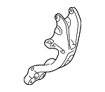 24504390 - HVAC: Mount Bracket for Buick: Century, Regal, Rendezvous | Chevrolet: Impala, Lumina, Lumina APV, Monte Carlo, Venture | Oldsmobile: Cutlass Supreme, Silhouette | Pontiac: Aztek, Grand Prix, Montana, Trans Sport Image