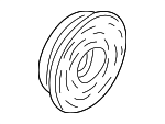154609 - HVAC: ACDelcoâ„¢ Pulley for Buick: Century, Regal, Riviera | Cadillac: Cimarron | Chevrolet: Astro, Beretta, Camaro, Cavalier, Celebrity, Corsica, Impala, Lumina, Lumina APV, Monte Carlo | GMC: Safari | Oldsmobile: Cutlass Ciera, Cutlass Cruiser, Intrigue, Silhouette | Pontiac: 6000, Firebird, Grand Prix, Sunbird, Trans Sport Image