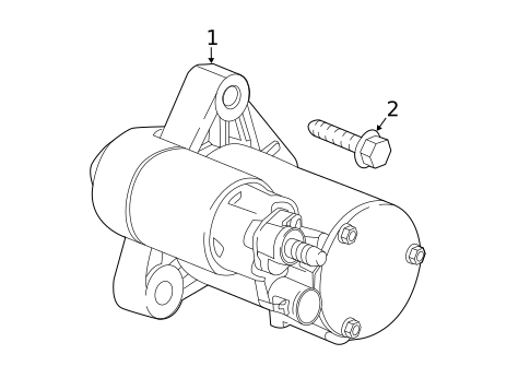 Starter for 2018 GMC Canyon #1