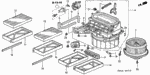 79191SZ3A01 - Electrical/Exhaust/Heater/Fuel: NUT, HOLDER for Honda Image