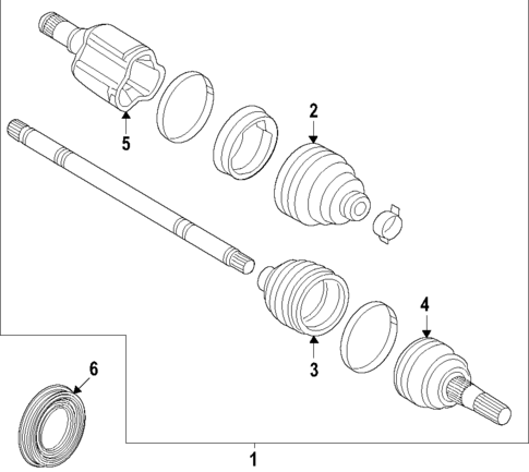 Axle Shafts & Joints for 2023 Chevrolet Blazer #0