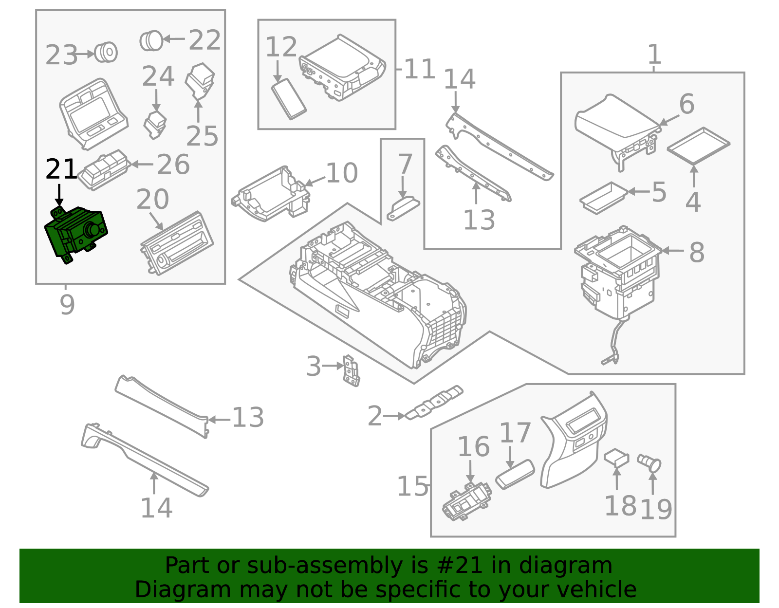 2025-2026 Nissan Armada Hazard Switch 25391-7LA4A | OEM Parts Online