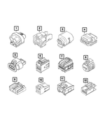 68235752AA - : Electrical Connector for Fiat: 500L, 500X Image